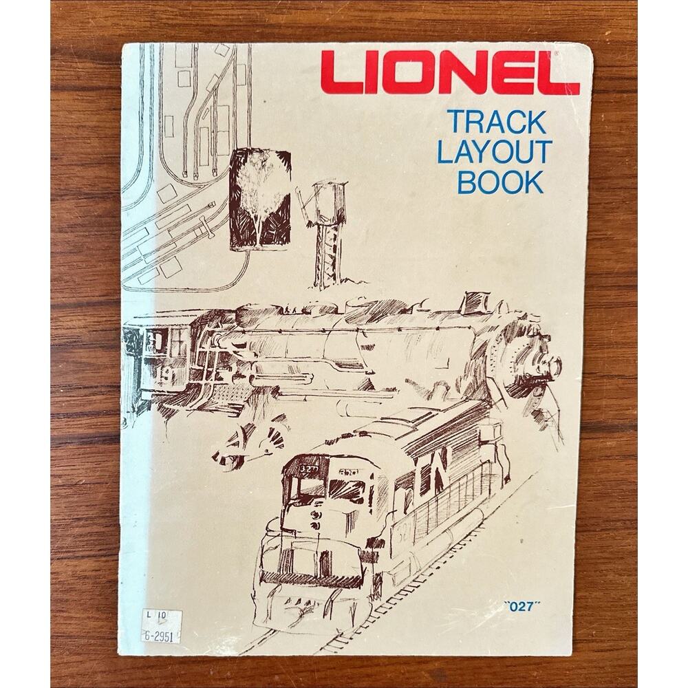 Vintage 1975 Lionel Track Layout Book
